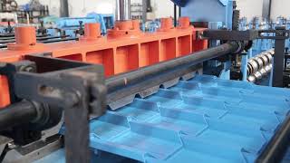 Roofing Sheet Double Layer Roll Forming Machine [upl. by Enait]