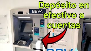 Deposito a tarjeta de debito bbva nomina en cajero Bancomer 💲💰💵 [upl. by Airalav]