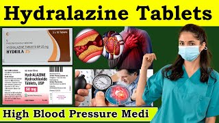 Hydralazine 25 mg tablet  Hydralazine 50 mg  High blood pressure  Uses Dosage and strength [upl. by Ahsitram]