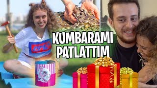 4 YILLIK KUMBARAMI PATLATIP ALPERE HEDİYE ALDIM🎁 [upl. by Ramin]