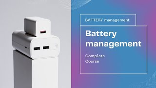 Battery Management system complete course  BMS [upl. by Descombes]