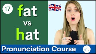 Practice Your English Pronunciation f vs h Sounds in this best English pronunciation course [upl. by Lenox]