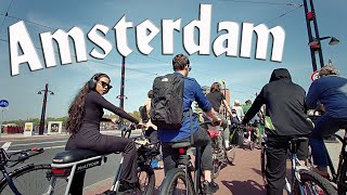 Bicycle ride Amsterdam Baarsjes Zuid Oost summer 2024 [upl. by Adnamal]