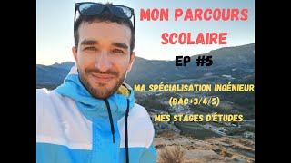 MON PARCOURS SCOLAIRE 5  MA SPÉCIALISATION INGÉNIEUR BAC 345 INSA ROUEN  MES STAGES DÉTUDES [upl. by Rozanna824]