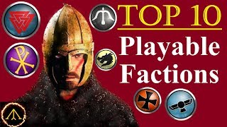 Top 10 Factions Rome Total War  Barbarian Invasion [upl. by Arie]