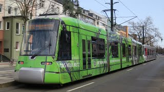 Sound Straßenbahn Siemens NF8U  3344  Rheinbahn AG Düsseldorf [upl. by Elyn]