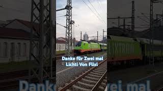 Flixtrain Ausfahrt Leipzig Hauptbahnhof Danke für 2 mal Lichti [upl. by Acnaib992]