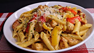 Cajun Chicken Pasta With Andouille Sausage [upl. by Arielle]