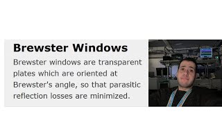 Brewster windows and its applictions for ultrafast laser and optical fiber بالعربي [upl. by Aihsram]