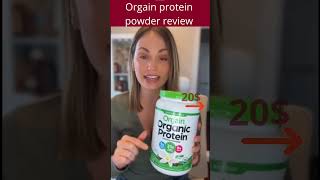 Orgain protein powder review [upl. by Eidderf792]