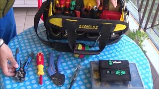 STANLEY FMST1 73607 FATMAX DUAL ACCES BAG FULL OF TOOLS [upl. by Danella]