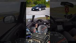 200 HP Honda Civic EK4 VTi B20 Swap  100200 kmh Acceleration  VTEC Power [upl. by Solotsopa]