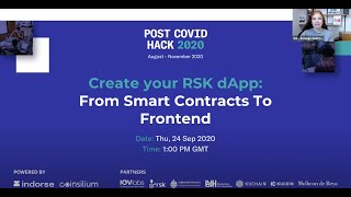 PCH 2020 Create your RSK dApp  from smart contracts to frontend [upl. by Lohner871]