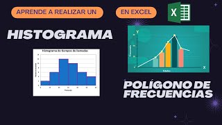 Excel  Crear histograma y polígono de frecuencias en Excel [upl. by Rednal]