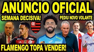 ANÃšNCIO OFICIAL FLAMENGO VAI ATRÃS DE OUTRO VOLANTE MENGÃƒO ACEITARIA VENDER MATHEUS GONÃ‡ALVES E [upl. by Eissirk457]