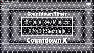 9 Hours Timer 540 Minutes  32400 Seconds Countdown X [upl. by Ahsekyt941]