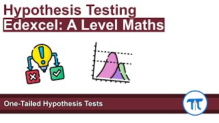 A Level Maths  Stats  Year 1  OneTailed Hypothesis Tests [upl. by Lelia]