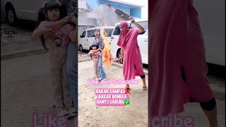 LABUBU BONEKA DOMINIQUE DIBAKAR EMAK JENGKELIT😱😱 viralvideo viralshort viralditiktok [upl. by Nnayd]