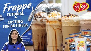 Frappe Recipe Tutorials  Negosyo Coffee Frappe Procedure  Starting your own cafe business [upl. by Ignaz]