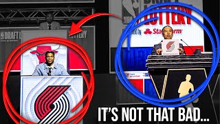 The Blazers Draft Lottery Wasnt As Bad As You Think  NBA Draft Lottery Reaction [upl. by Robinette978]