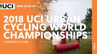 2018 UCI Urban Cycling World Championships  Chengdu CHN  Men 26 Trials [upl. by Annadiana765]