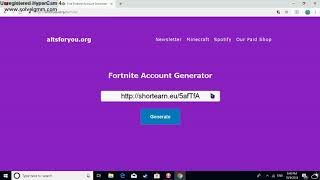 Free Fortnite Account Link In Description [upl. by Morganica613]