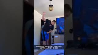 Guy dances in room while his friends dad comes in [upl. by Inglis352]