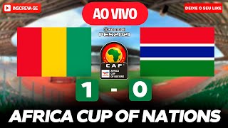 Guinea beats Gambia 10 in a game valid for the African Cup of Nations  Pes simulation 2021 [upl. by Einnaoj]