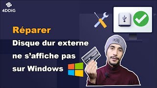 Réparer le disque dur externe qui ne saffiche pas sur Windows 1110 [upl. by Ahsiket]