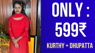 Kurthy  dhupatta only  599₹ [upl. by Clive]