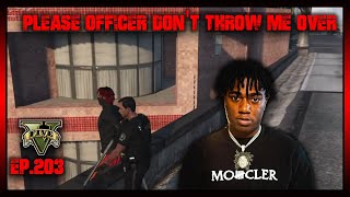 Fredo Bang  Please Officer dont throw me over  GTA RP  Grizzley World Whitelist [upl. by Inaluahek]