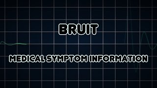 Bruit Medical Symptom [upl. by Raynah]