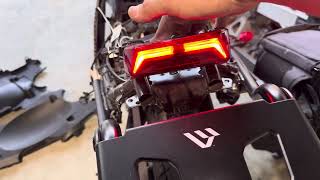 LiveWire Del Mar Euro tail light now available in the US Install video [upl. by Anigger506]