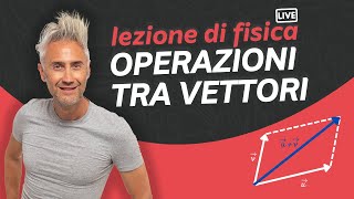 come preparare uninterrogazione o compito di fisica sulle OPERAZIONI TRA VETTORI [upl. by Mundt]