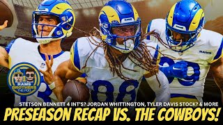 Rams Cowboys Preseason Game Recap Jordan Whittington Tyler Davis Shine Defense Impressed amp More [upl. by Nami]