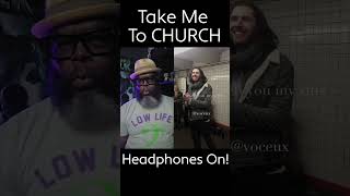 Harmonizing with Hozier in the Subway  Take Me to Church Cover [upl. by Cantone775]