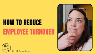 How To Reduce Employee Turnover [upl. by Acacia137]