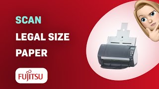 How to Scan Legal Size Paper with Fujitsu fi7160 Scanner [upl. by Llehcam]