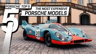 Porsche Top 5 Series Most Expensive Porsche Cars Ever Sold [upl. by Ahsinac]