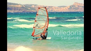 Windsurfen in Valledoria auf Sardinien Surfspot [upl. by Eedyaj247]