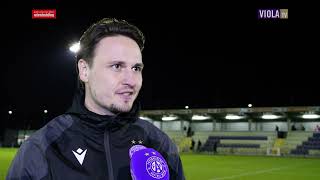 Trainer Max Uhlig zum 21Sieg der Young Violets gegen Kremser SC 102024 faklive Veilchen [upl. by Anileuqcaj808]