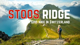 Stoos Ridge Hike Easy  Scenic Trail from Klingenstock to Fronalpstock [upl. by Oinimreh816]