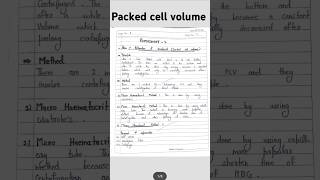 Packed cell volume Hematocrit practical hematology education mlt biology practicalnotesshort [upl. by Giraud443]