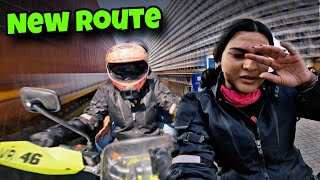 New Route Exploring  RiderGirl Vishakha [upl. by Elleuqram]