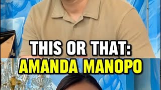 This Or That Amanda Manopo [upl. by Enerod]