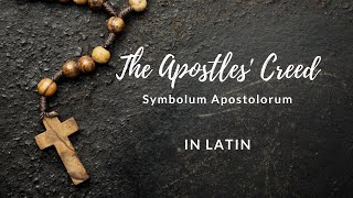 The Apostles Creed in Latin [upl. by Brottman256]