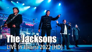 The Jacksons live in Jakarta Full Concert 2022 HD 1080 [upl. by Lahcsap472]