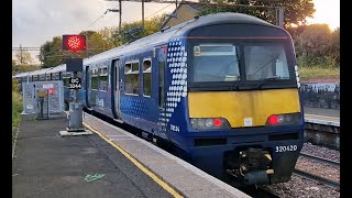 Class 320 departs Neilston [upl. by Kaazi]