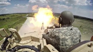 GoPro Action Tank Cam Footage Of M1 Abrams Tanks In Action During US Military Tank Crew Competition [upl. by Ibur]