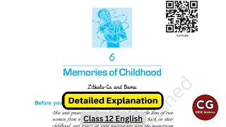 Memories of Childhood Class 12 Everything You Need to Know [upl. by Meehyr]